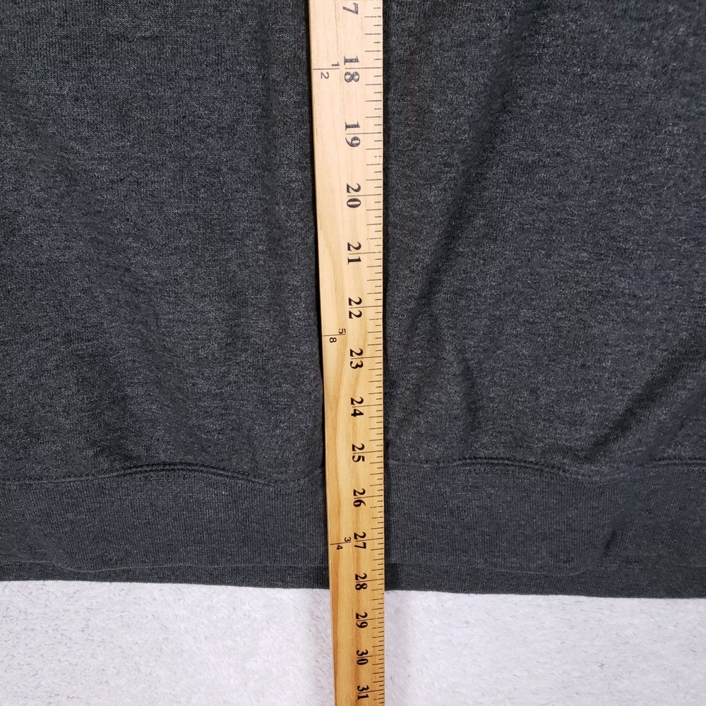 Carhartt Hoodie Mens 2XL Loose Fit K121 Pullover Carbon Gray Workwear Sweatshirt - Picture 10 of 10